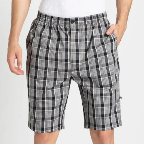 jockey Men Multi Color Checkered Cotton Bermuda Shorts