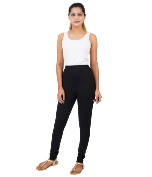 Leggings for Women 4 Way Lycra Cotton | Stretchable Churidar Legging