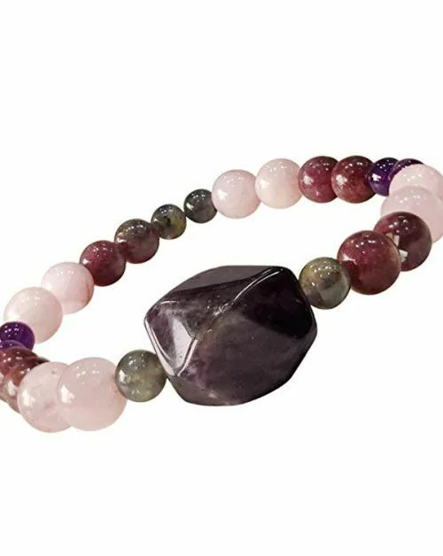 Shubhanjali store Multicolor Crystal Bracelet (Unisex) - Standard