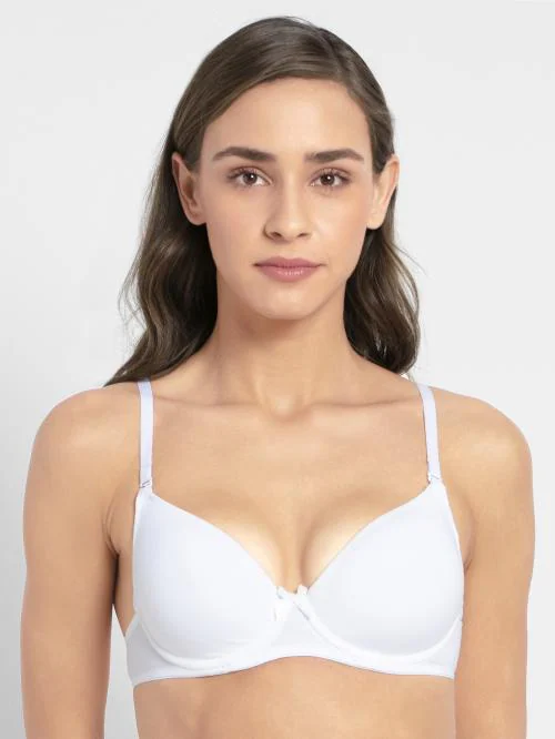 jockey Women Padded Under Wired White T-shirt Bra