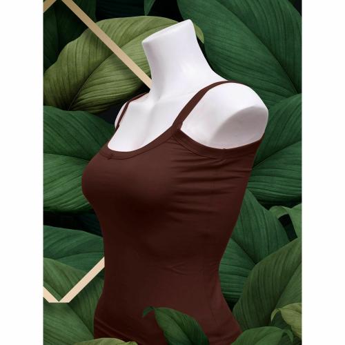 Rad Prix Women Solid Brown Camisole