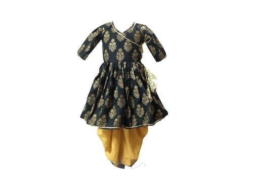 Aglare Girls Black Salwar Suit Sets 5-6 Y