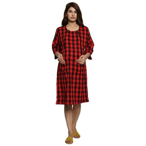 Women's Woolen Nursing, Feeding, Maternity Dress, Multipurpose Dress