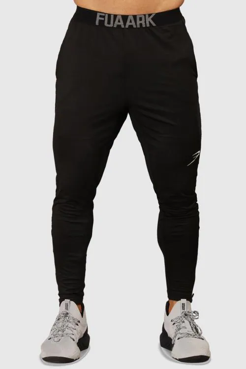Fuaark Box Sports and Gym Joggers track pants Black