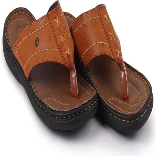 Bata Chappals For Mens BROWN (9)