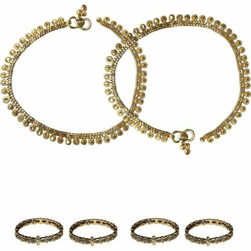 Buy Abdesigns Brass Jewellery Set (Gold) Online at Best Prices in India