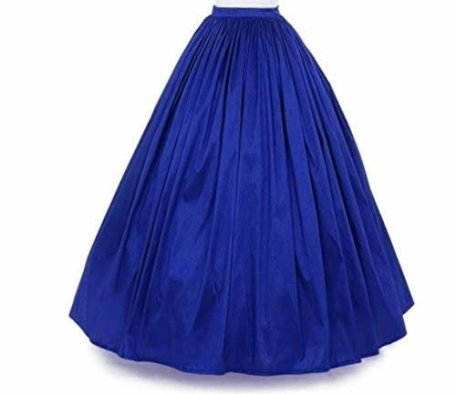 Janak 'n' Masaaya Flared Silk Skirt (390) Series Blue