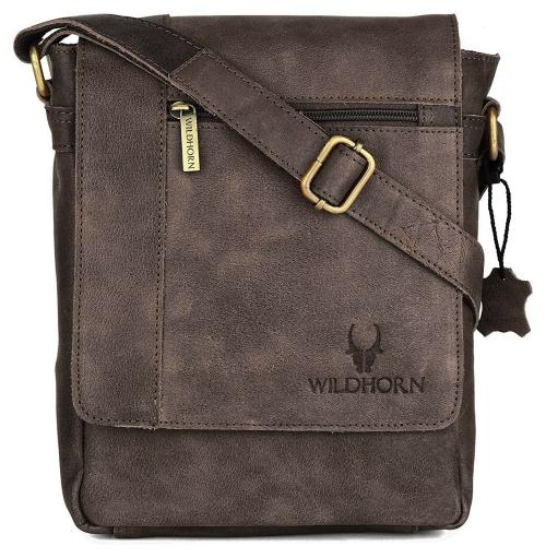 Wildhorn Men Brown Sling Bag