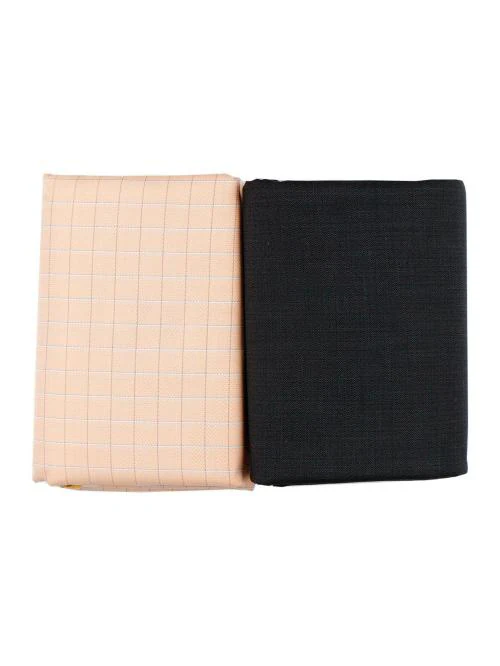 RAMRAJ Men Shirt Fabric and Cotton Blend Trouser Pant Fabric Gift Box