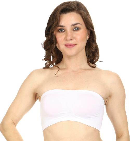 Mysha Women White Cotton Blend Bra (34A)