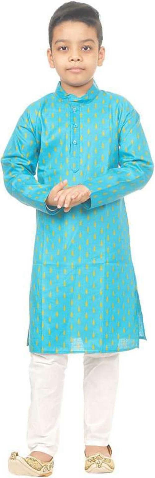 Buy DIGIMART Cotton Full Sleeves Kurta Pyjama Set For Boys Online at
