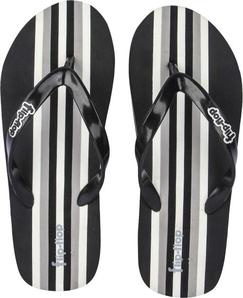 Monoction Men's Black Flip-Flops