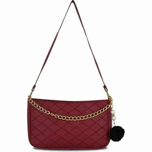 Fargo Maroon Sling Bag Premium PU leather Sling Bag for Women and Girls (FGO-302)