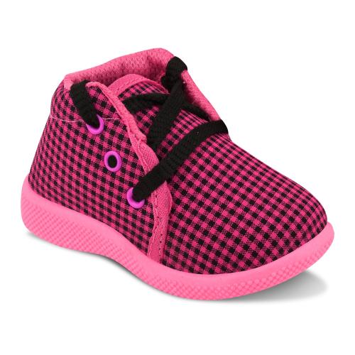 SMARTOTS Kids Musical CHU CHU Sound Casual Shoes for Baby Boys and Girls Age 3 Months to 24 Months-Pink