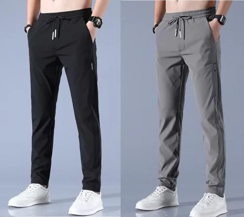 Joggers Park Men's Pack of 2 Track Pants