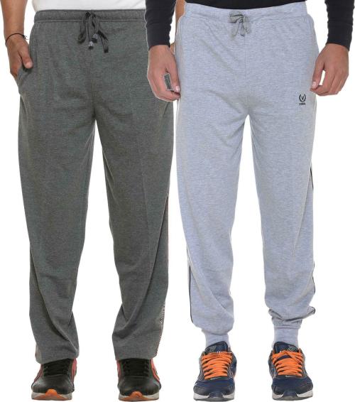 Vimal Jonney Men Multicolor Printed Cotton Blend Track Pants (Pack of 2