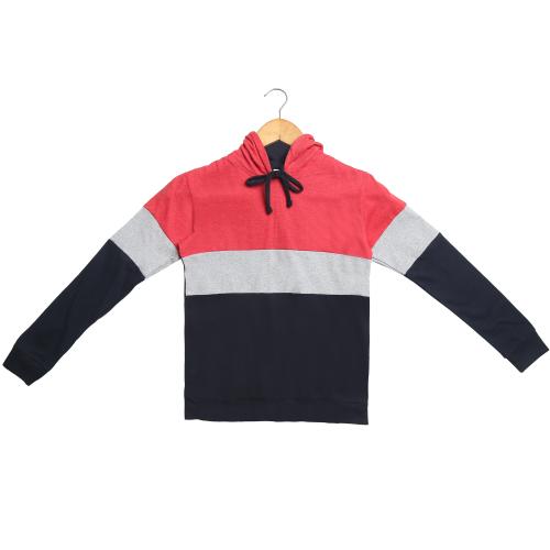 DIAZ Full Sleeve Hooded Sweatshirts/Hoodies for Kids Boys and Girls Size 12-13 Y For Color Cream