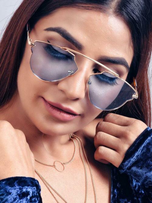 Women Purple New Matrix Sunglasses