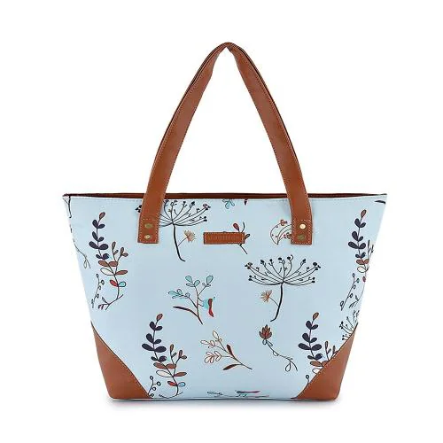 Lychee Bags Women Printed Canvas Tote Bag