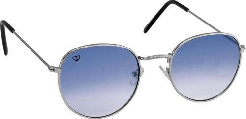 Walrus Uv Protection Oval Full-Frame Black Sunglasses For Men And Women