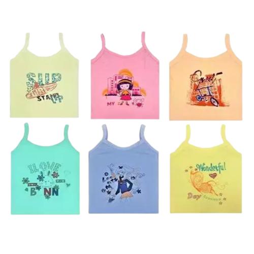 Shivarth Inner Cotton Vest Multicolor Baniyan Cotton Vest Baby Boy Girls Toddler (Pack of 6)