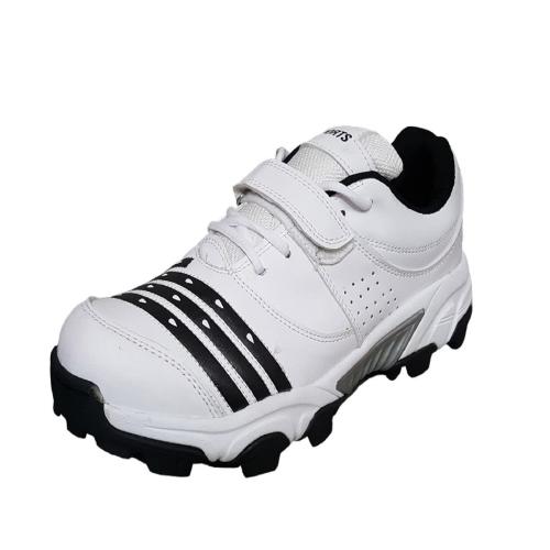 Buy Hitmax Sports cs.765 Rubber Spikes Cricket Shoes for Men (White