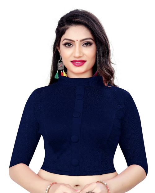 ANAISHA CREATION HIGH NECK BLOUSE WITH ZIP