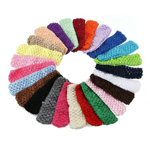 Funky Baby Girls Elastic Crochet Hair Band (Pack of 15) - JioMart