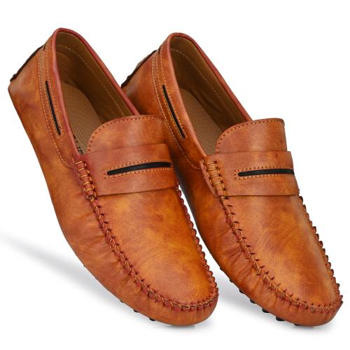 Prolific Men's Casual Drving Loafers (Size Uk 6-13) Tan
