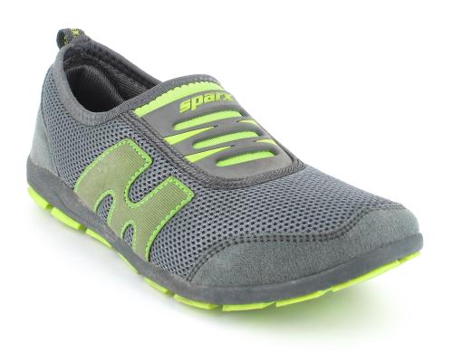 Sparx Women SL-73 Grey Fluorescent Green Sports Shoes