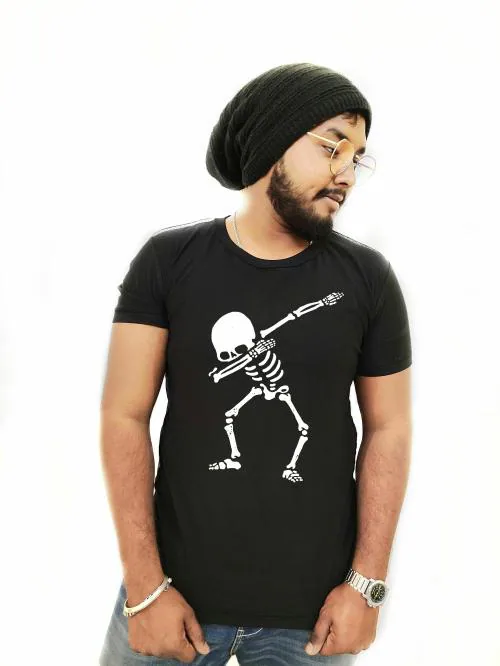 F-klan Glow in dark dancing skeleton T-Shirt XXL