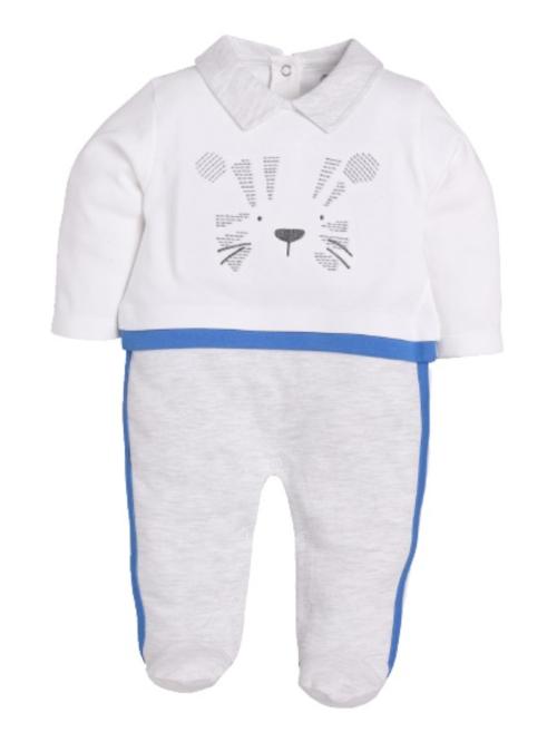 Baby Go Full Sleeve 100 Pure Cotton Romper For Baby Boys(36M,Sky