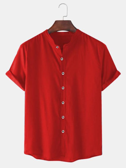 TRY THIS MENS COLLAR NECK REGULAR FIT HF SLEEVES SHIRT