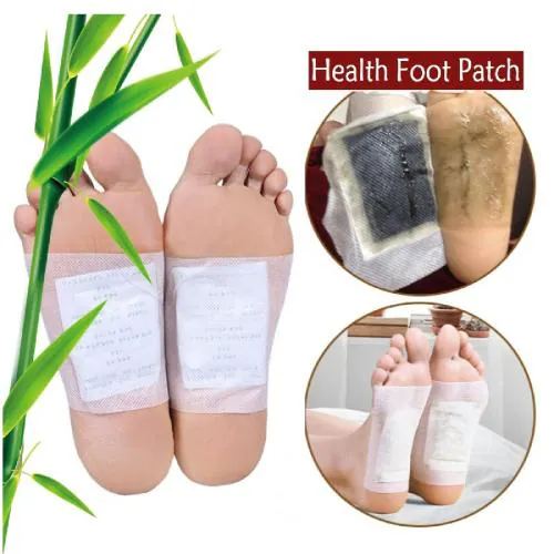 DJ FINDER KINOKI Adhesive Body and Foot Patch to Detox||Organic Natural ingredients|Cleansing Detox Foot Pads Toxins Stress Relief||10 Relief toxin Foot Pads And 5 Adhesive Sheets|| pack of 1 box ||