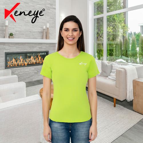Keneye Active TShirt For women|Gymwear Yoga walking and Runng Tshirt||360 Degree Strachable