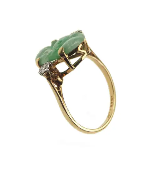 CEYLONMINE Jade Ring For Girls and Women