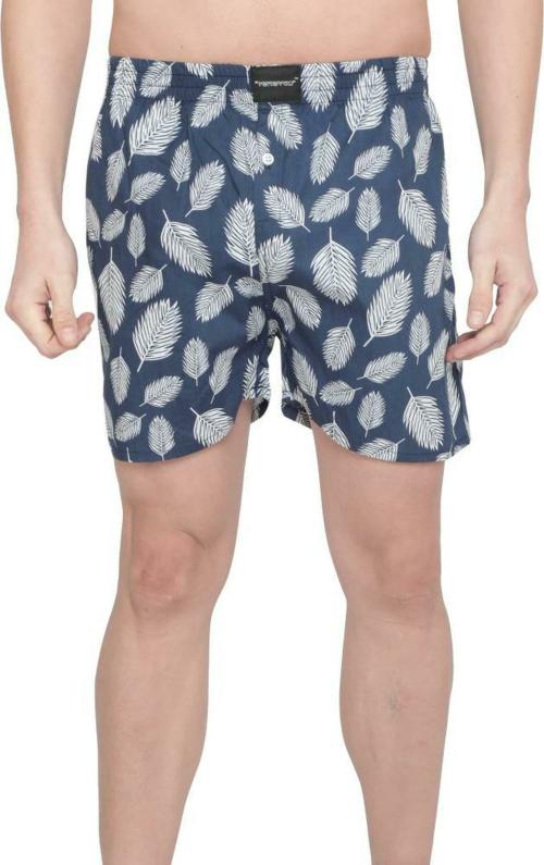 Buy Ramarrow Men Blue Printed Pure Cotton Boxers XXL Online at Best
