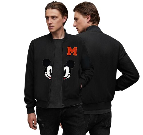 Alvis9 Fleece Fabric Front Back Patch Jacket Hoodies for Kid Men’s Summer Wear Side pocket001(BLACK,L)