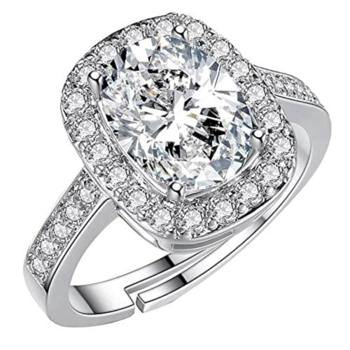 Giva Sterling Silver Classic Solitaire Ring