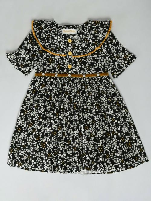 Bella Moda Girls Printed Floral casual Dress