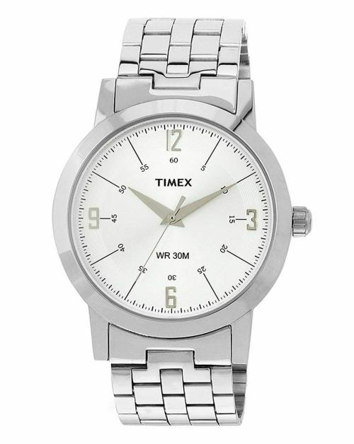 Timex Analog Dial Silver TI000T10400 Men Watch