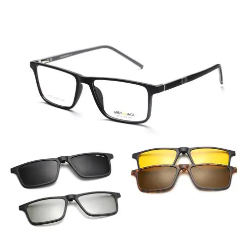 Grey Jack Clip On Sunglasses For Men And Women - Tr6053C2