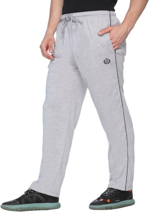 Humbert Solid Men Silver Track Pants