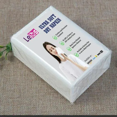 C- Cure Definition of Quality Leios Disposable Facial Napkins White Size 9 * 9 | Facial Tissue I Dry Wipe Cleaning Beauty I Towel Salon Use Makeup Removal I Ultrasoft, Absorbent (Pack of 90 Pcs)