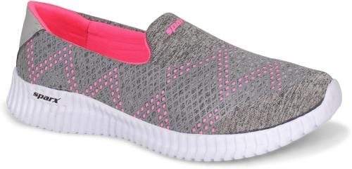 Sparx Women SL-123 Grey Pink Sports Shoes