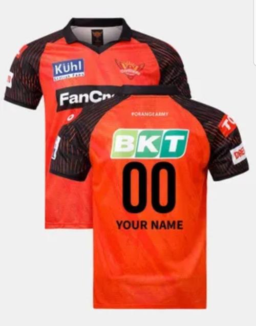 Galactik Sunrisers Hyderbad SRH IPL Fan jersey t shirt for men- M