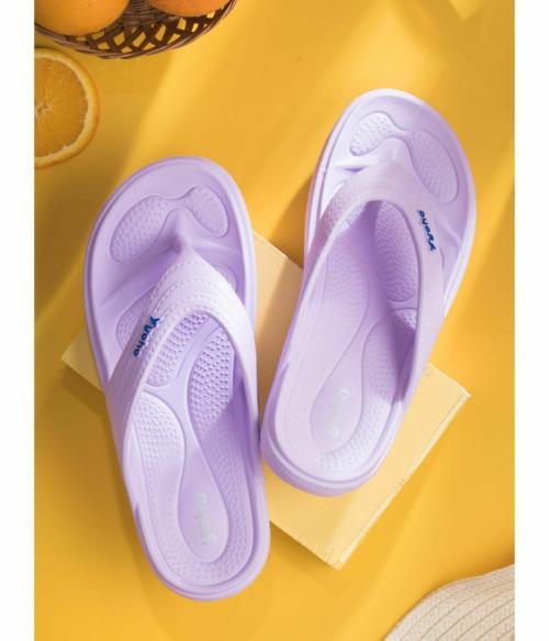 Yoho Pastel Lavender Slippers for Women