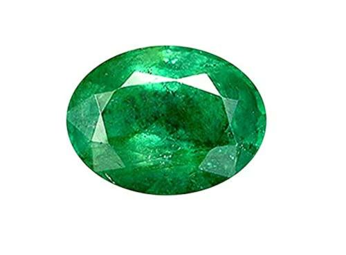 BAGUE Natural Crystal Emerald Gemstone 4.4 Ratti