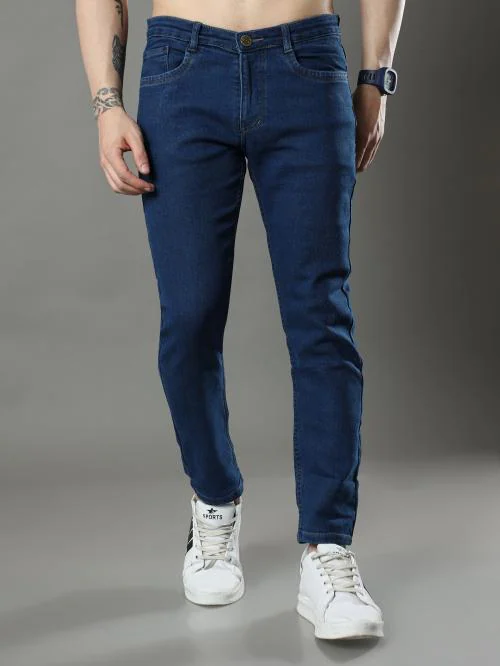 PiX Cropped (Ankle Fit) Sapphire Blue Denim Jeans 30