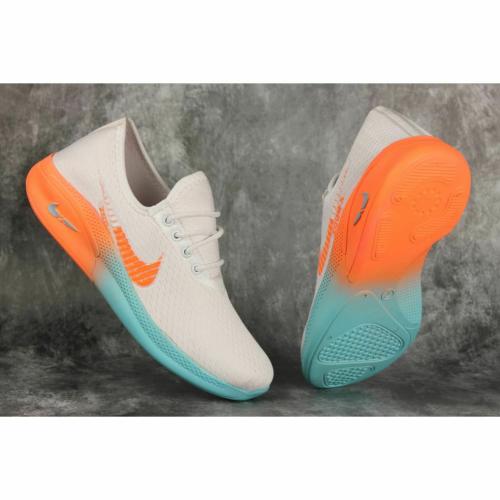 Richale Stylish White Orange Shoes For Men